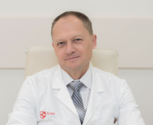 Волков Владимир Анатольевич – врач проктолог, «Алан Клиник» Москва Волков Владимир Анатольевич