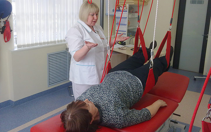 Кинезиотерапия на установке "Экзарта"